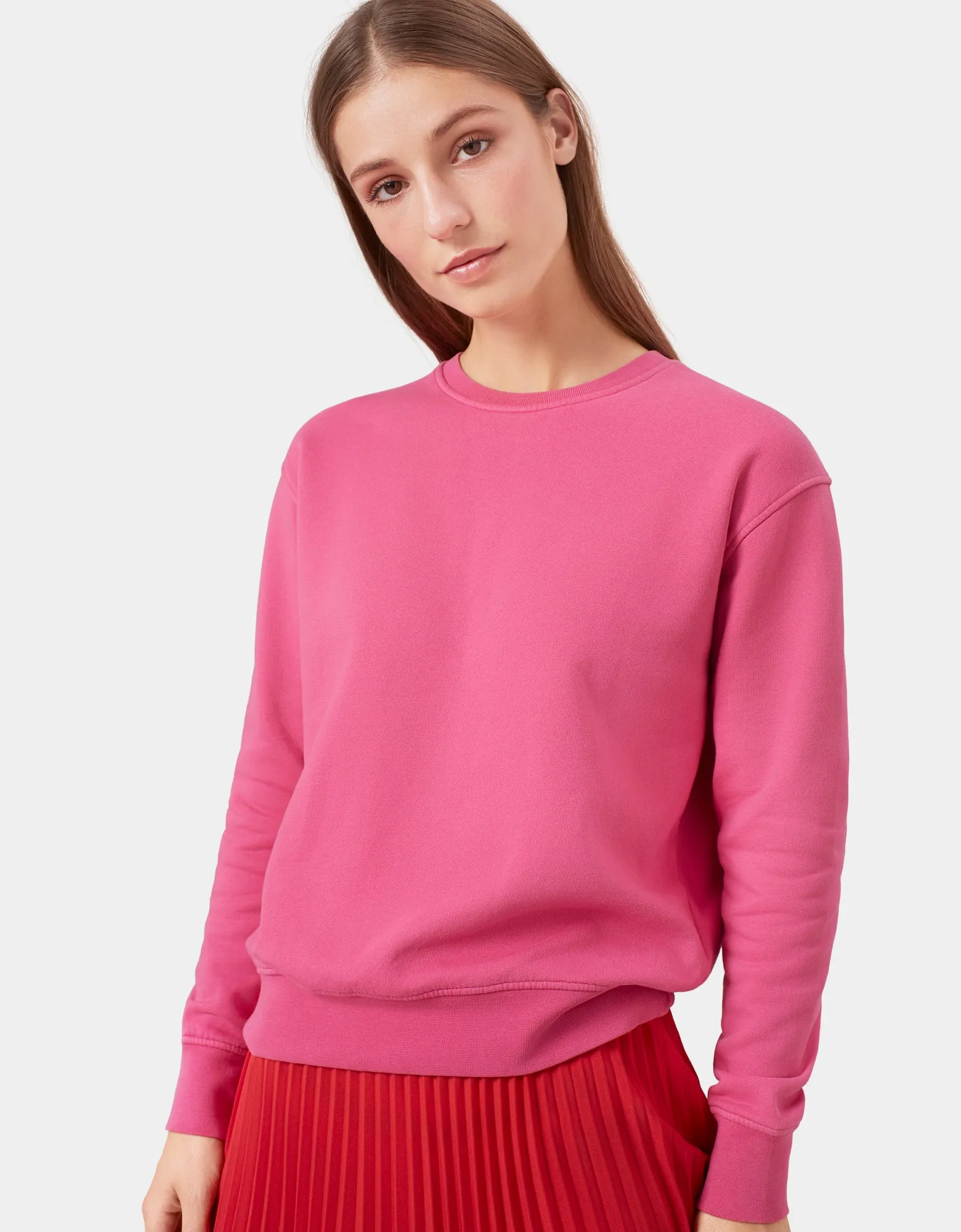Women Classic Organic Crew - Oyster Grey