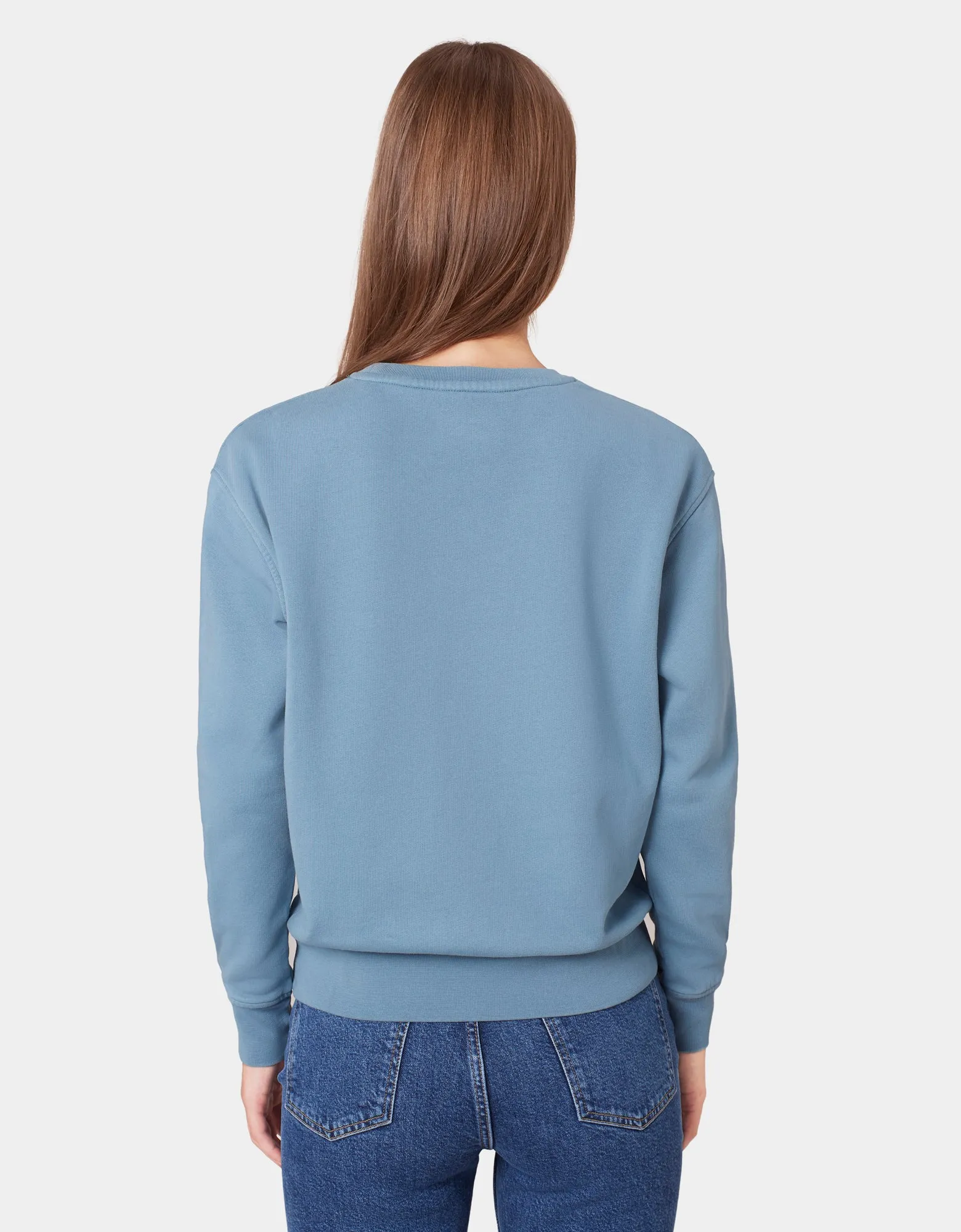 Women Classic Organic Crew - Scarlet Red