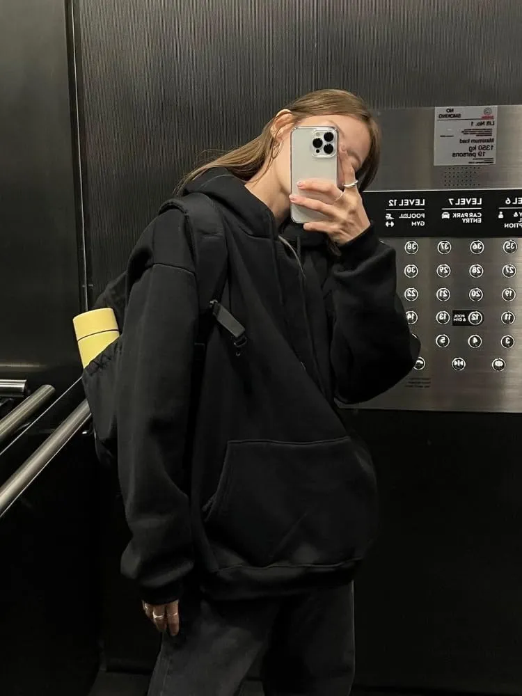 Womens Oversized Hoodies Leopard Star Print Y2k Hooded Sweatshirt Trendy Vintage Unisex Pullover Tops with Pocket