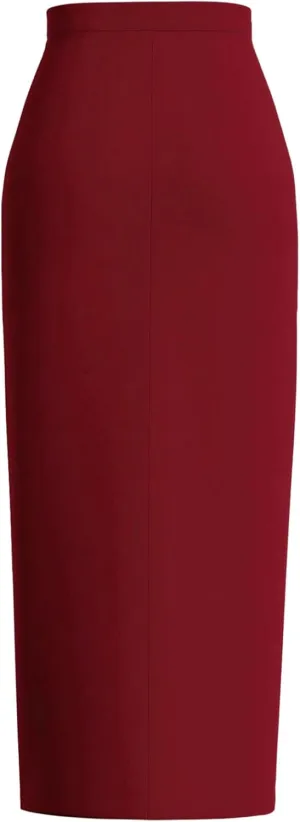 Women's Y2K Bodycon Skirts High Waisted Pencil Skirts Elegant Office Long Skirt Going Out Maxi Skirts