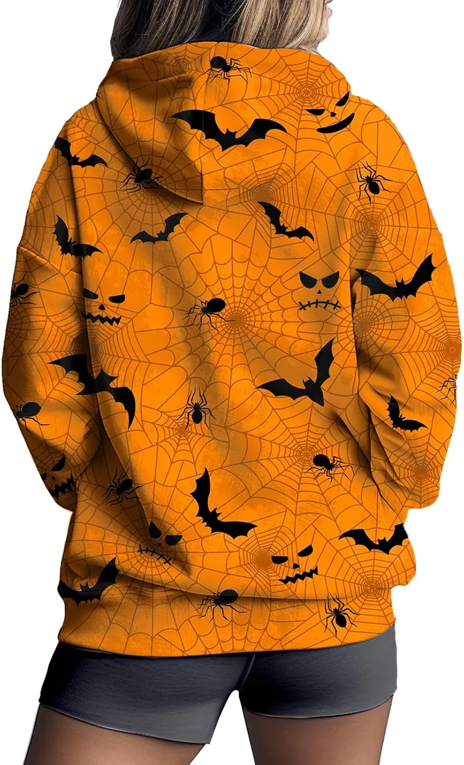 Womens Zip Front Plaid Sweatshirts Print Hoodie Fall Jackets Long Sleeve Casual Drawstring Clothes