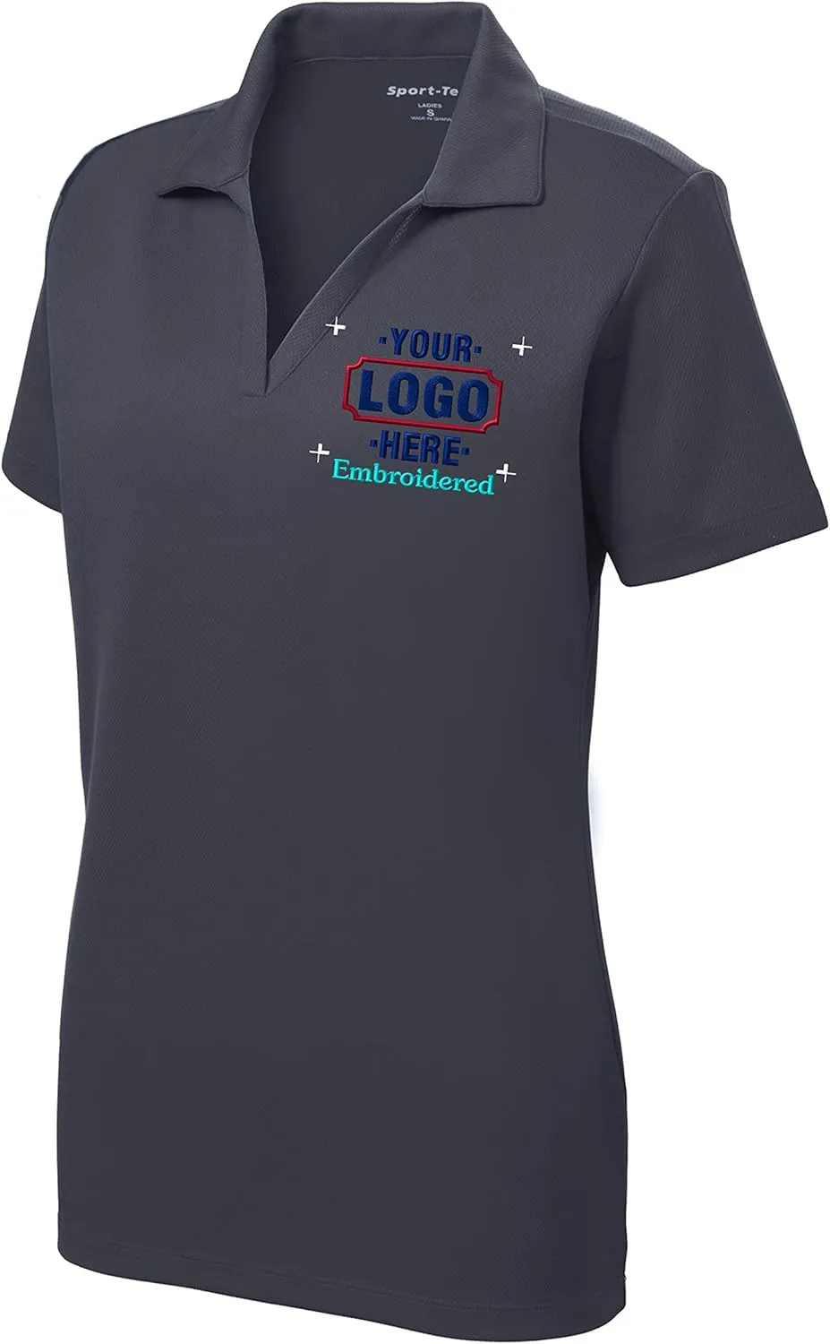 Womens/Ladies Custom Polo Shirt. Custom Embroidered Polo Shirt for Ladies.