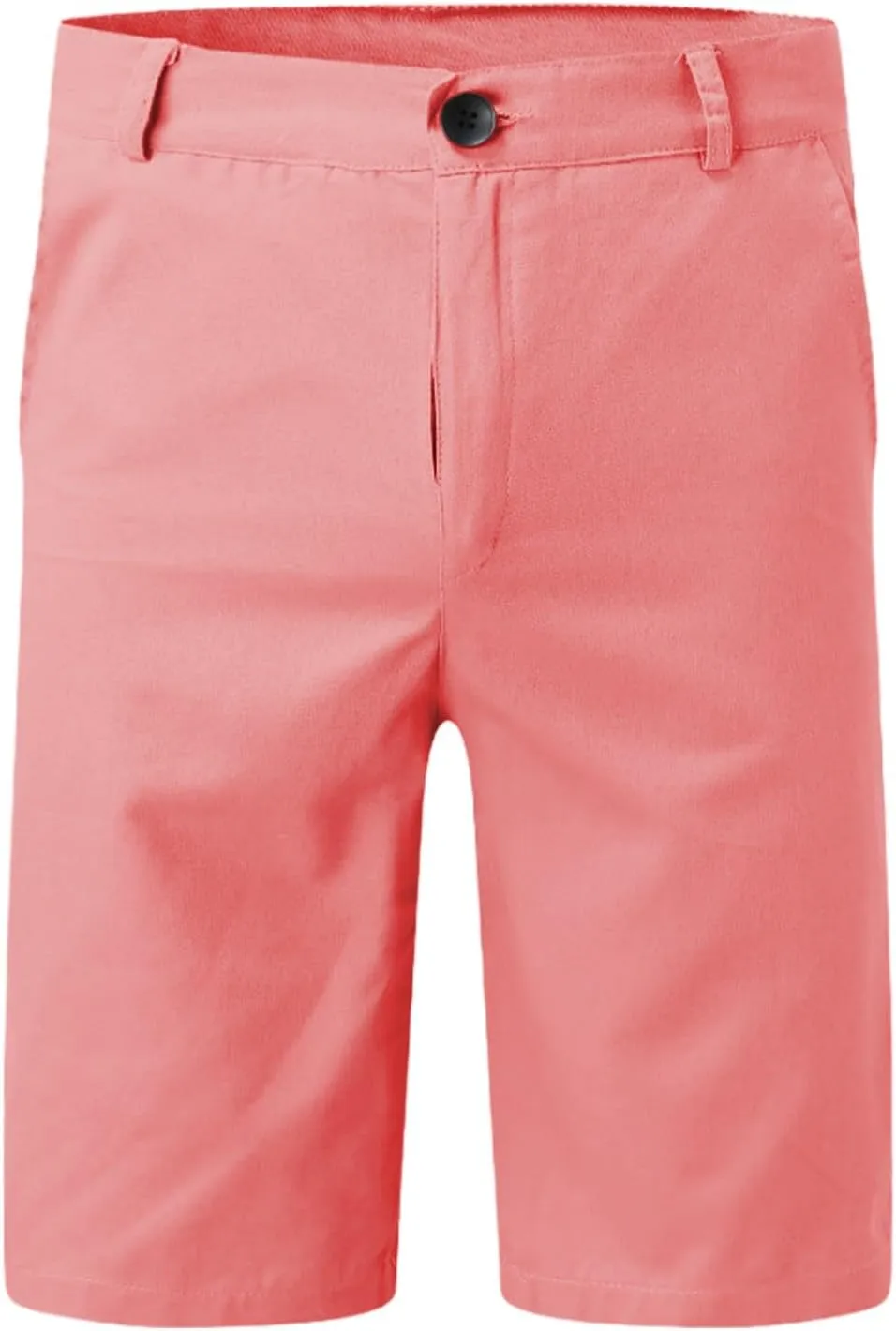 ZYXTIM Mens Chinos Skinny Flat Front Golf Shorts Zipper Casual Work Dress Shorts Slim Fit Quick Dry Summer Beach Shorts Pants